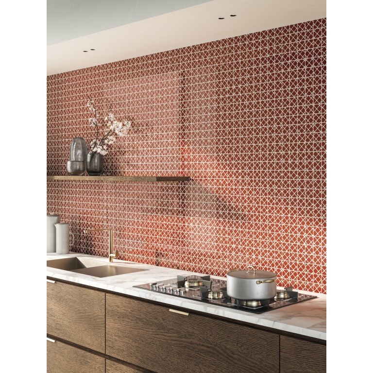 VECTORA - 2X2/12X12, RUBY, GLOSSY